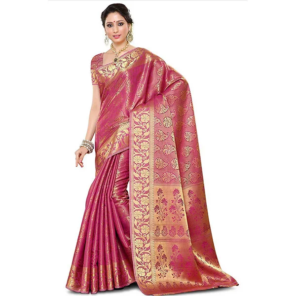 Handwoven Silk Antique Gold